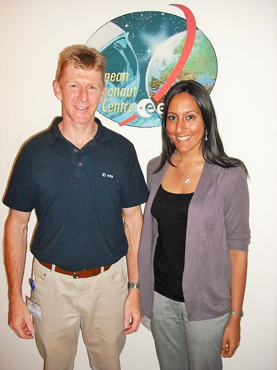 Fulfilling a lifelong dream at the age of 23. Working with Astronaut Tim Peake at the European Space Agency's (ESA) European Astronaut Centre (EAC).