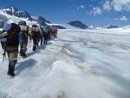 Photo of girls in the Alaska program from a trek [Image Copyright: University of Alaska Fairbanks - UAF]