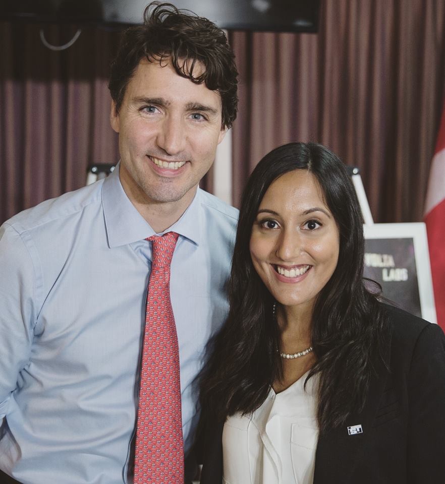 Truly honoured to meet the Canadian Prime Minister Justin Trudeau