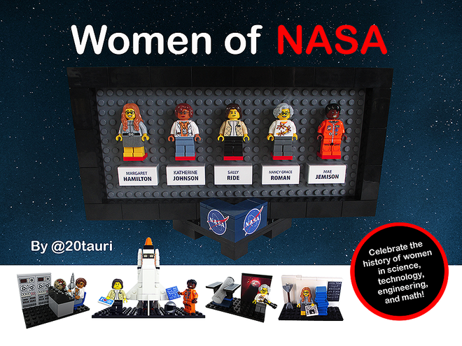 Inspirational Women Of NASA Lego Set [Lego Ideas]