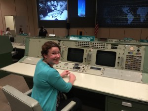 Ann Kapusta, ThinkSpace Consulting Co-Founder, at NASA Johnson Space Center's Mission Control