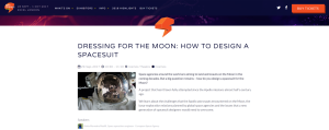 Dressing For The Moon: How To Design A Spacesuit - Vinita Marwaha Madill [Image: New Scientist Live https://live.newscientist.com/talks/dressing-for-the-moon]