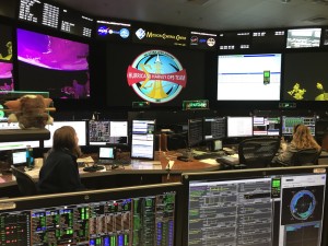 NASA's Mission Control During Hurricane Harvey With The Harvey Patch in Flight Control Room 1 (FCR-1)