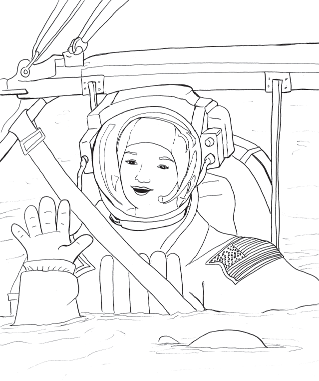 nasa astronaut coloring