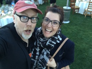 Chiara with Adam Savage from the TV show MythBusters at the Amazon MARS event