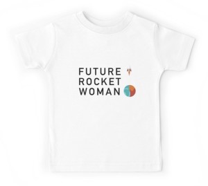 Future Rocket Woman [Red Bubble/Marka Design]