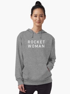 Rocket Woman Hoodie [Red Bubble/Marka Design]