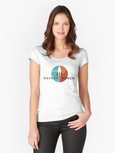 Rocket Women T-shirt [Red Bubble/Marka Design]