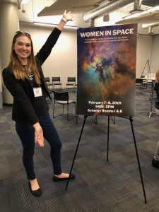 Emma Louden attended the 2019 Women in Space Conference in February 2019 in Scottsdale, Arizona. [Emma Louden]
