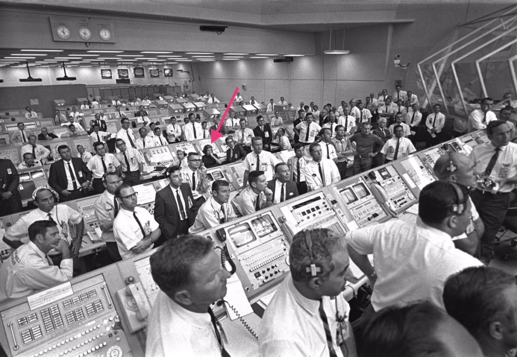 KSC Firing Room 1 for Apollo 11, post-launch. Credit: NASA [3].