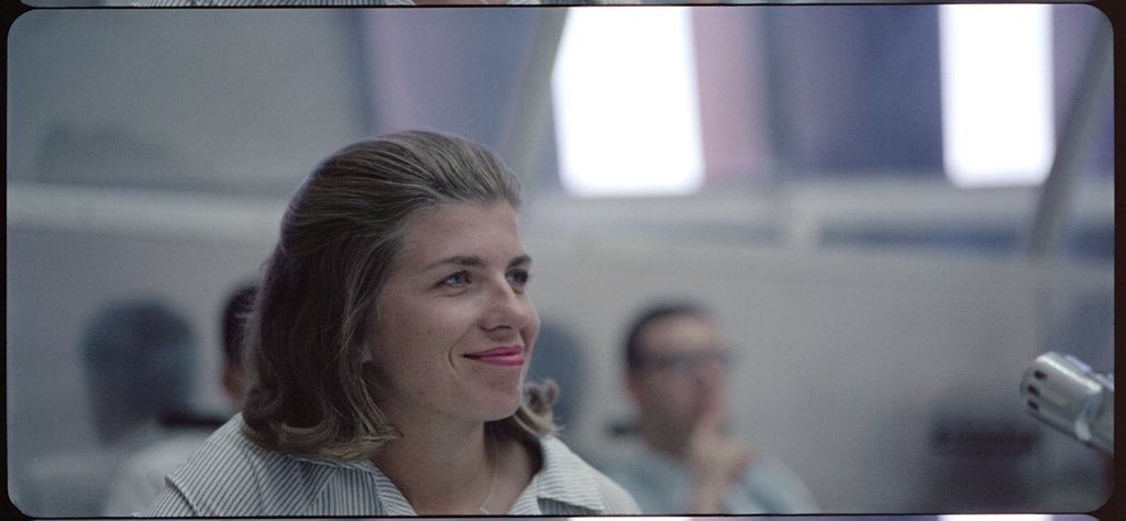 JoAnn Morgan,  Instrumentation Controller, Apollo 11 [Credit: Apollo 11 documentary still, NASA]